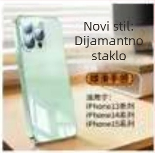 Kućište za mobitel s ogledalom od stakla – elektroplatirani završetak, ogledalo za šminku, folija za objektiv, disipacija topline, otporno na pad, otporno na otiske prstiju