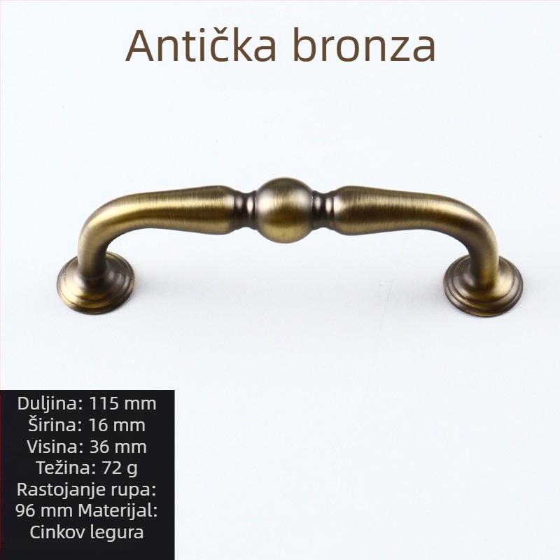 Kuke za vrata ormarića – Moderni minimalistički stil, cinkova legura, elektropliranje, pogodna za garderobu, ormar, vinsku komodu i ladicu