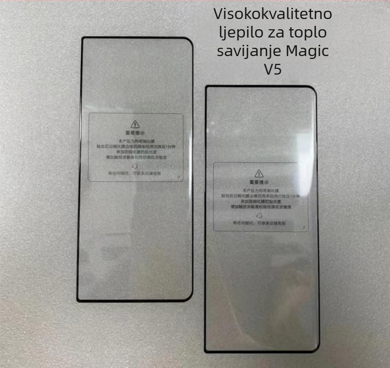 Staklena zaštita zaslona za Honor Magic V5 i Magic V3, HD, zaštita privatnosti zaslona, otisci prstiju, pad, automatsko popravljanje