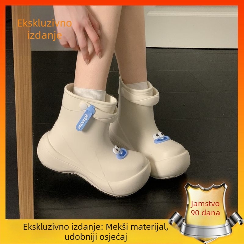 Ženske kišne čizme s niskim gornjim dijelom, sportski stil, proljeće 2024