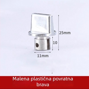 Kvaka za sigurnosna vrata s mehanizmom zaključavanja, model 1001, materijal: željezo, namjena: sigurnosna vrata, stil: moderan i minimalistički
