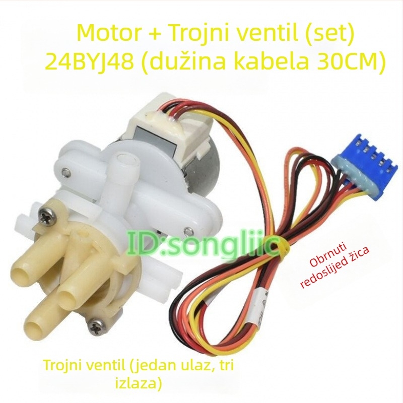 24BYJ48 Koracni motor za ventil toka vode na WC sjedalici/bideju, 12V