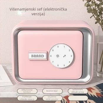 Dječji kućni sef-kasica s mehaničkim zaključavanjem na lozinku, plastična konstrukcija, veliki kapacitet, pametna zaštita od krađe