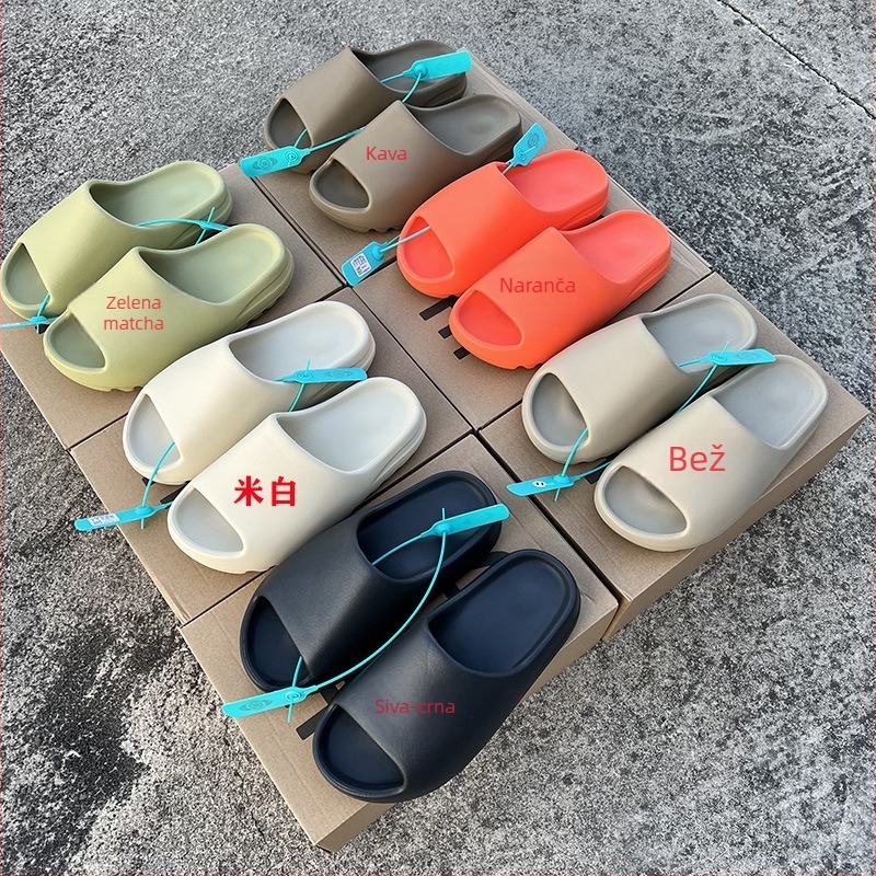 Flip-flop sandale s plastičnim gornjim dijelom, PU đon, slip-on, mladenački stil, uzrast 18–40 godina