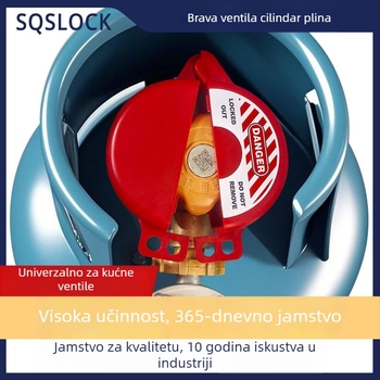Kućna brava za plinski ventil s ručnim kolom, brava za vodomjer, kućna verzija, model Sqs-h02, nehrđajući čelik