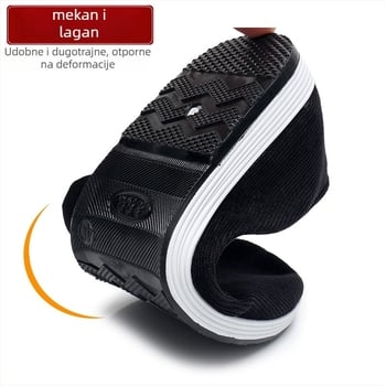 Muške slip-on tenisice od suedea, s elastičnim zatvaračem, gumom potplata, dišuće
