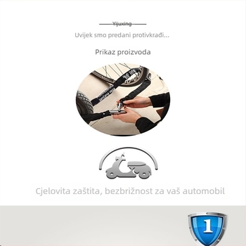 Lančana zaključavka za bicikle i motocikle s zaštitom od krađe, cilindar brave od čistog bakra, modeli 6608-1, 6610-1, 6612-1, 6615-1