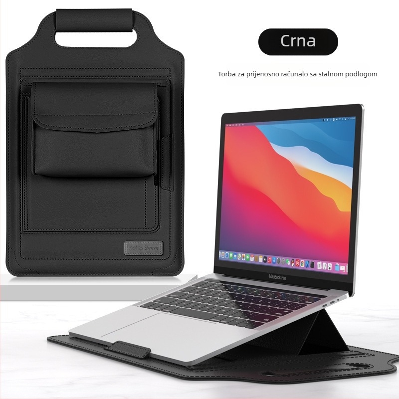 PU materijala torba za laptop, višenamjenski dizajn, otporna na habanje i sklopiva, stil Business Elite.