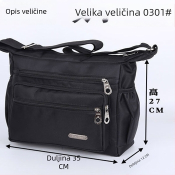 Muška torba preko ramena – korduroj materijal, Yinse brend, podstava Oxford spinning, za poslovna putovanja