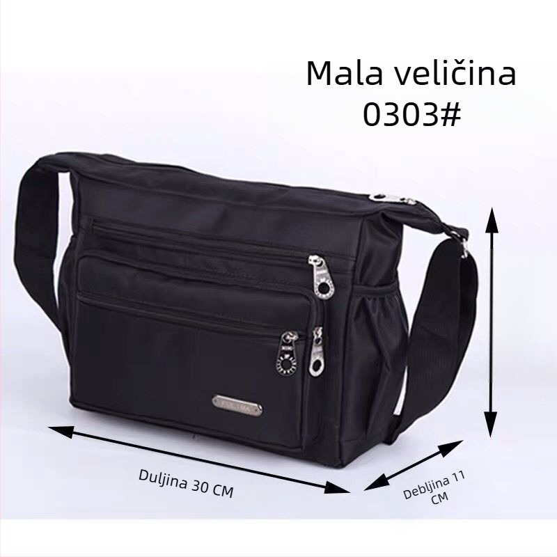 Muška torba preko ramena – korduroj materijal, Yinse brend, podstava Oxford spinning, za poslovna putovanja