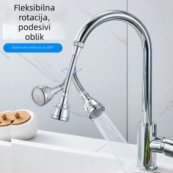 Produžni nastavak za kuhinjsku slavinu s povećanim tlakom, zaštita od prskanja, universalni adapter