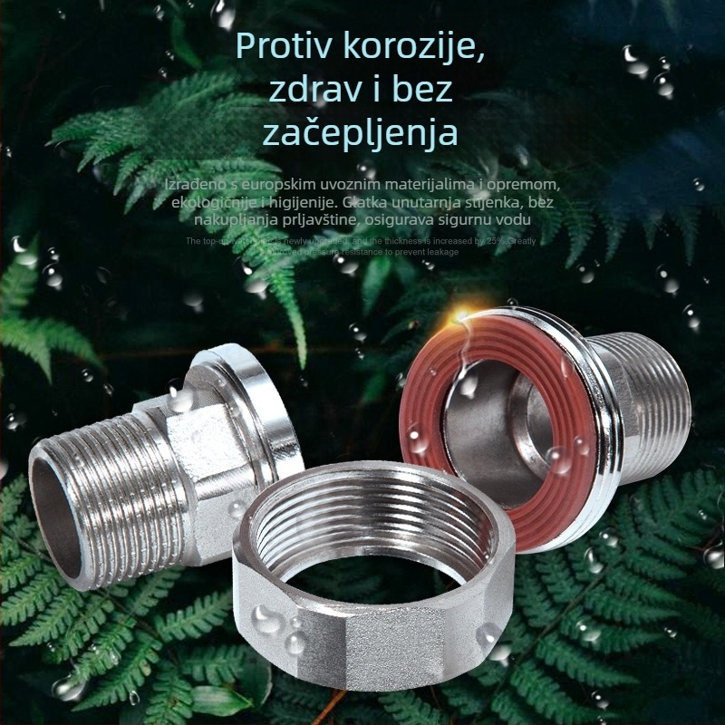 Spoj sa dvostrukim vanjskim navojem, unutarnji i vanjski navoj, 1 inč, vodni razdjelič