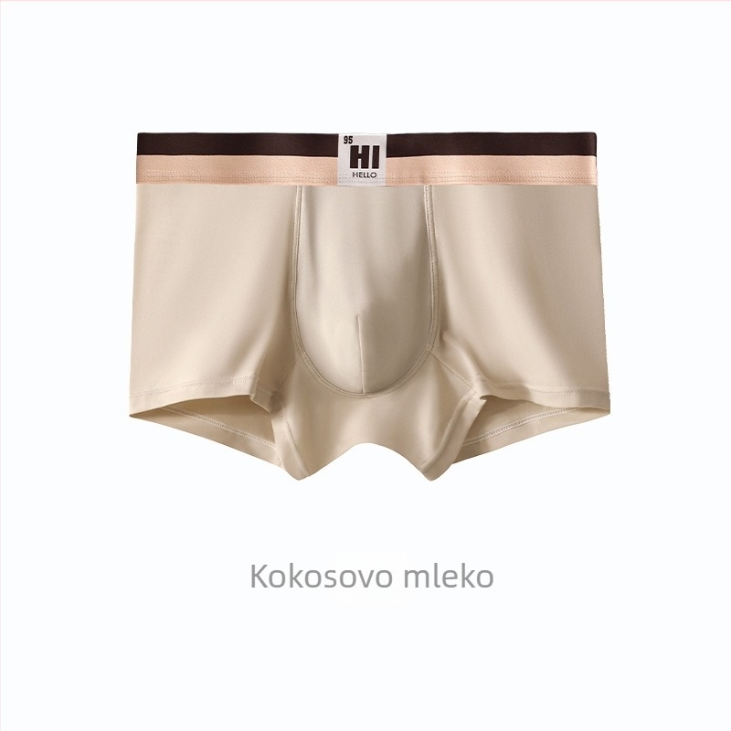 Muške bokserice od pamuka, 95–100% pamuk, srednji pojas, pletene tkanine, jednofaredni model, sportsko donje rublje