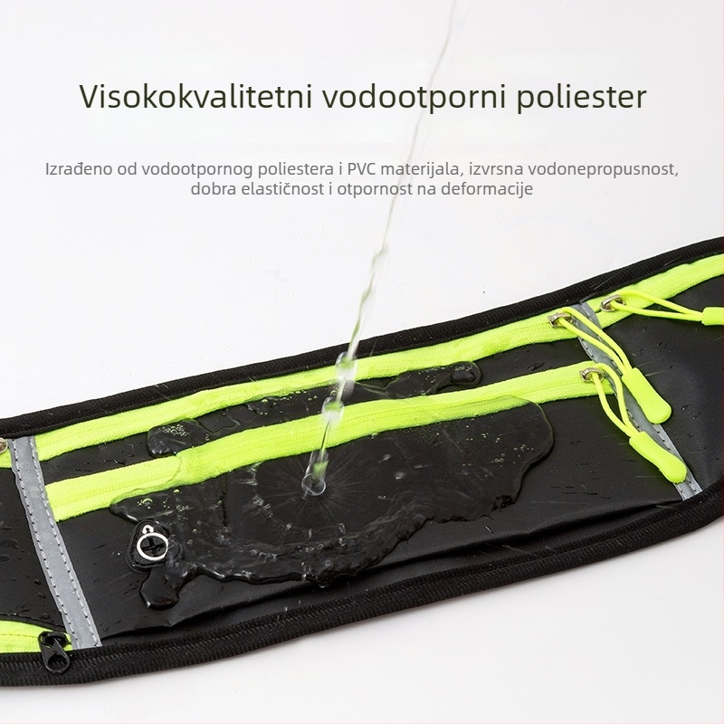 Sportska torbica za pojas (Oxford platno; vodootporna; unisex; za bicikliranje; podstava od poliestera)