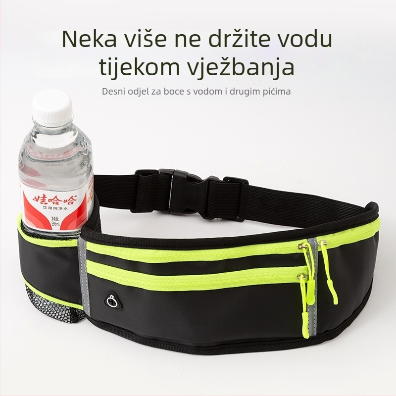 Sportska torbica za pojas (Oxford platno; vodootporna; unisex; za bicikliranje; podstava od poliestera)