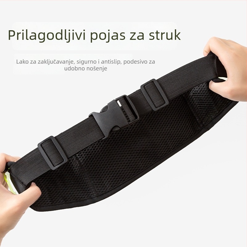 Sportska torbica za pojas (Oxford platno; vodootporna; unisex; za bicikliranje; podstava od poliestera)
