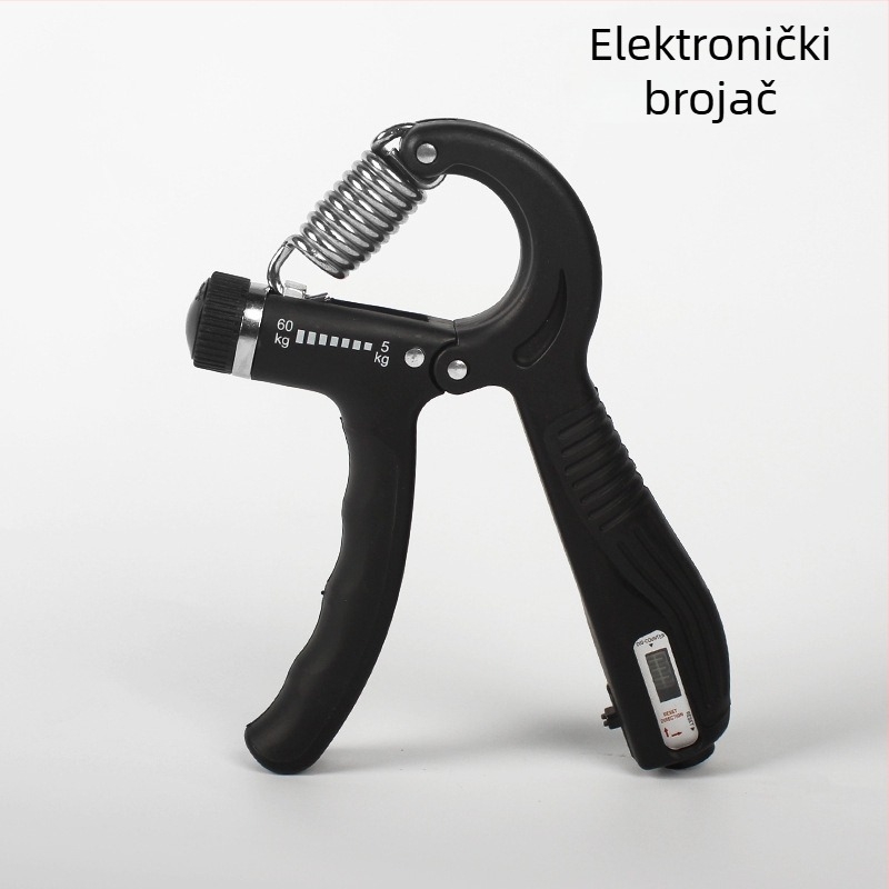 Prijenosni trenazer za jačanje stiska s gumom, prilagodljiv, otpornost 5–60 kg, PP+TPE