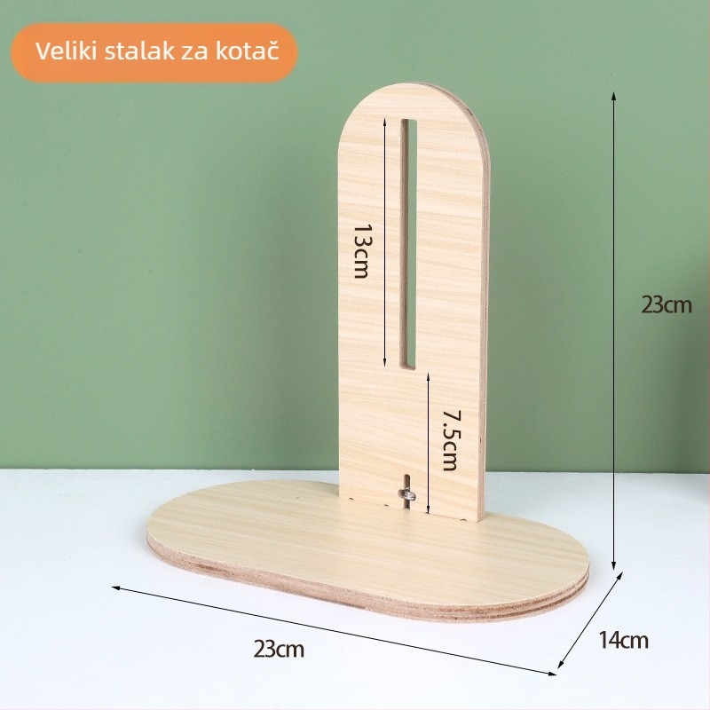 Hamsterovo gnijezdo – okruglo drveno utočište, vodootporno, crtani stil (Materijal: Silk flower; Oblik: Okrugla; Funkcija: Vodootporna; Stil: Crtani; Objekt: Hamster)