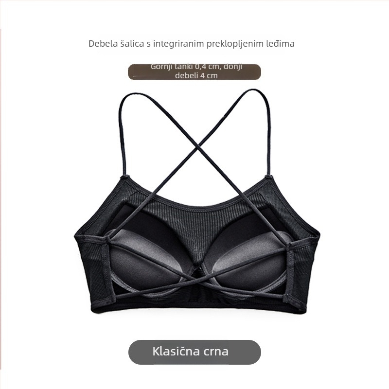 Top za prsa s wrap dizajnom – tube top, 3/4 košarice, tanke oblikovane košarice, viskozna tkanina