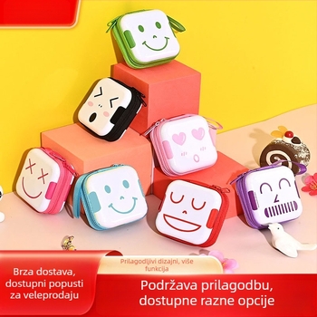 Novčanik od limenke s anime uzorkom, novčanik s 1 preklopom, zatvarač, offset tisak