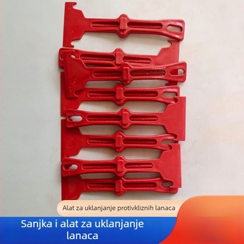 Set za pričvršćivanje gumenog prstena za automobilsku lanac protiv sklizavanja; model: Gumen prsten; materijal: Guma; marka: Other