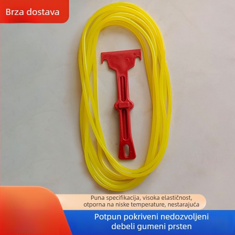 Set za pričvršćivanje gumenog prstena za automobilsku lanac protiv sklizavanja; model: Gumen prsten; materijal: Guma; marka: Other