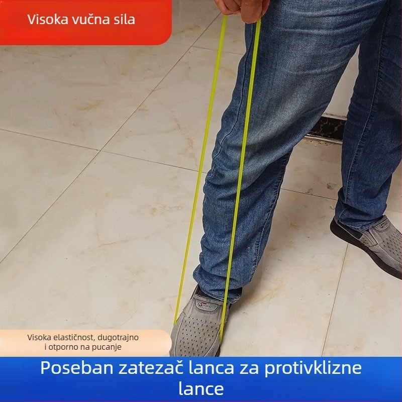 Set za pričvršćivanje gumenog prstena za automobilsku lanac protiv sklizavanja; model: Gumen prsten; materijal: Guma; marka: Other