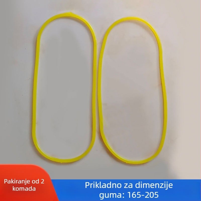 Set za pričvršćivanje gumenog prstena za automobilsku lanac protiv sklizavanja; model: Gumen prsten; materijal: Guma; marka: Other