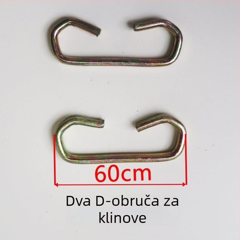 Set za pričvršćivanje gumenog prstena za automobilsku lanac protiv sklizavanja; model: Gumen prsten; materijal: Guma; marka: Other