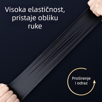 Jiankang Jednokratne nitrilne rukavice, debeli, prehrambene kvalitete, vodonepropusne i otporne na masnoće, za pranje suđa, kućnu i industrijsku upotrebu
