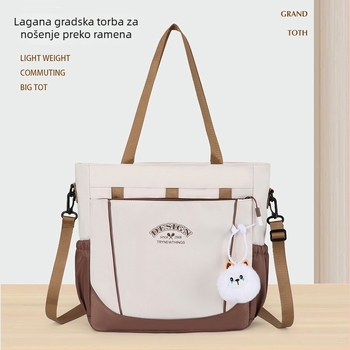 Torba za rame – unisex stil, najlon materijal, podstava od poliestera, Tote stil, marka Mufanduo