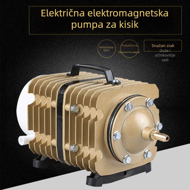 Elektromagnetska zračna pumpa za jezero i uzgajanje riba — Brend SUNSUN/Sensen; Težina: 5; Buka: 50 dB; Napajanje: AC