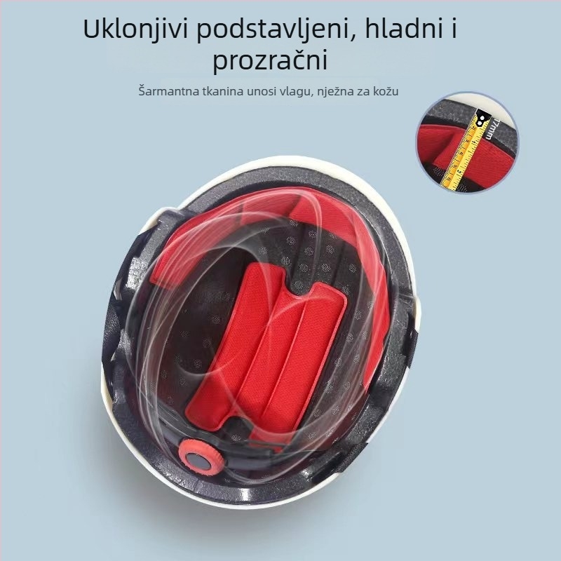 Motociklistička polusisak ABS, 3C certificirano, sve sezone, za gradske vožnje