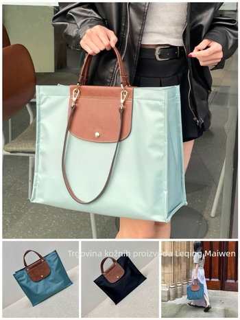 Tote torba u Cross-border Trend stilu, Oxford platno, zatvarač, džep za laptop, džep za dokumente i telefon