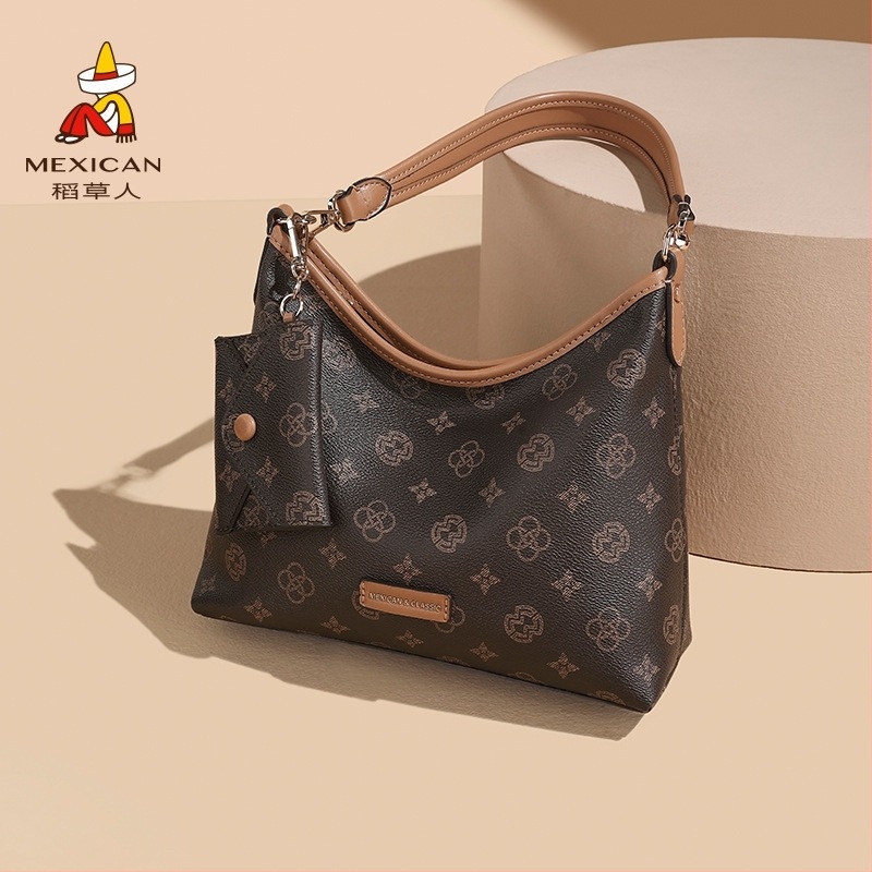 Ženska PVC crossbody torbica, zatvarač, unutarnja podstava od tkanine, jesen 2025