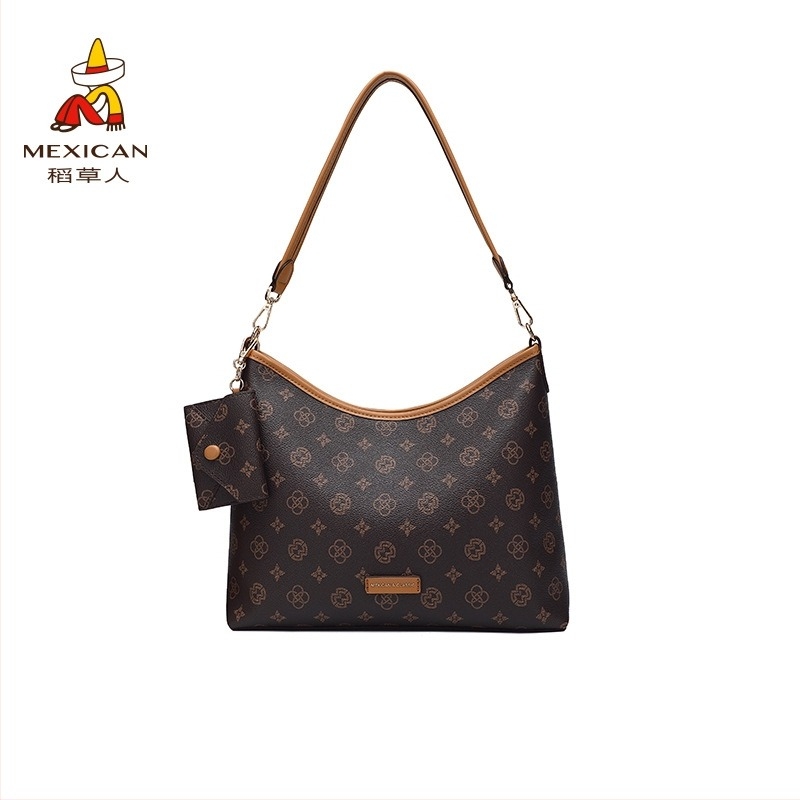 Ženska PVC crossbody torbica, zatvarač, unutarnja podstava od tkanine, jesen 2025