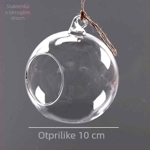 Moss mikropejzaž DIY staklena boca – visoko borosilikatno staklo, marka Creative Workshop, kartonsko pakiranje, viseća boca