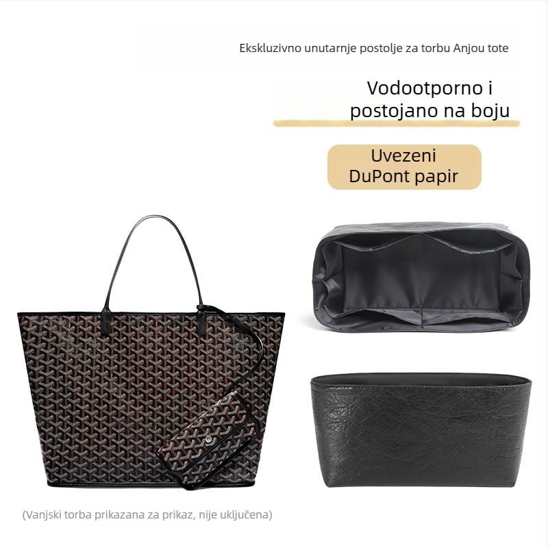 Unutarnja torba za Goyard Anjou tote, prozračan dizajn, proljeće 2025 izdanje, materijal: Drugo, kutija: 1 kom.