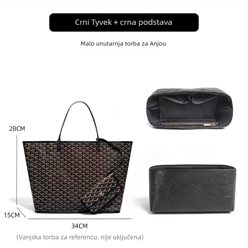 Unutarnja torba za Goyard Anjou tote, prozračan dizajn, proljeće 2025 izdanje, materijal: Drugo, kutija: 1 kom.