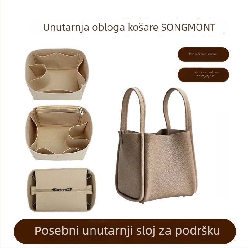 Unutarnja podloga za košaru - materijal bez pamuka, sklopiva, japanski stil, za garderobu i organizaciju donjeg rublja