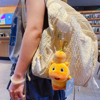 Capybara Lulu plišani privjesak za ključeve — licencirani plišani privjesak, individualno pakiranje, materijal: pliš, poklon za učenike, prijatelje i parove, unisex