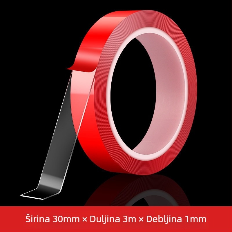 Lijepilo za LED traku – dvostrano akrilno ljepilo za pričvršćivanje kanala — bez tragova, visoka prozirnost, bez ostataka