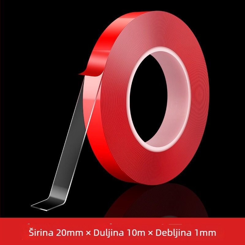 Lijepilo za LED traku – dvostrano akrilno ljepilo za pričvršćivanje kanala — bez tragova, visoka prozirnost, bez ostataka