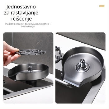 Mlaznica za pranje čaša za bar i kućnu upotrebu, nehrđajući čelik, model XBQ02010280L, visokotlačno čišćenje