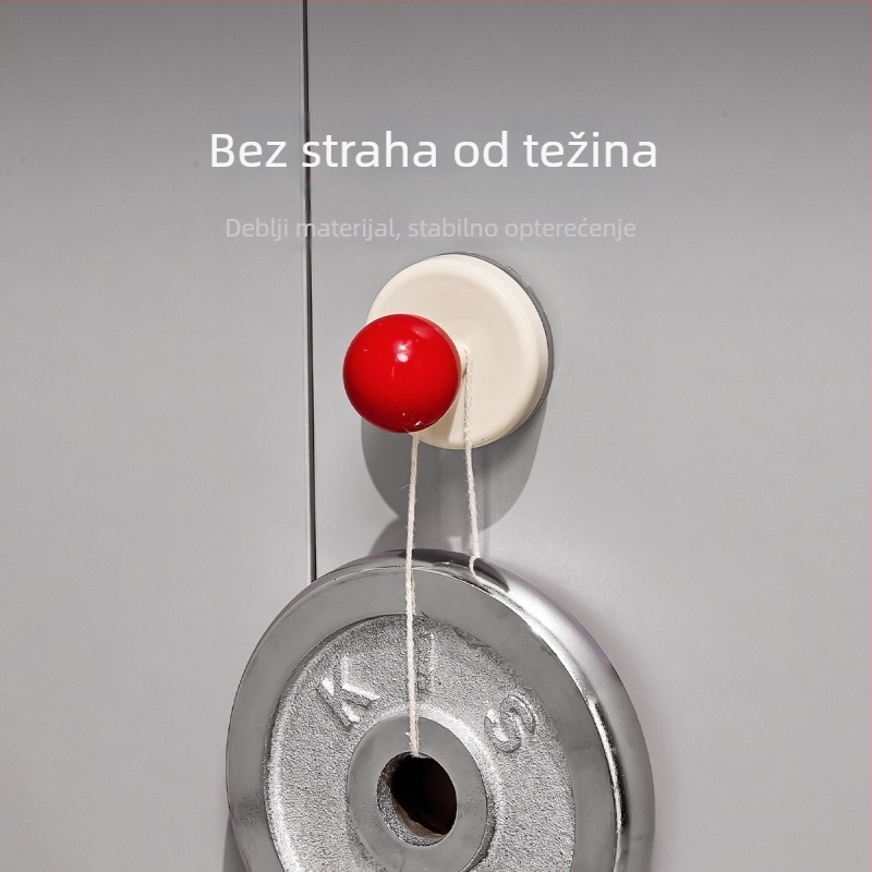 Drška za vrata s usisnom čašom za staklene klizne kapije - bez bušenja, plastična, model Ajd2025234