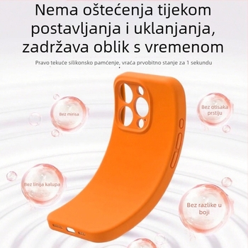 Kućište za iPhone 17 Pro Max od tekućeg silikona, potpuno pokrivanje, zaštita od padova, novi dizajn