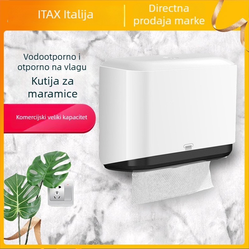 Kutija za toaletni papir za kupaonicu – vodootporna, moderni minimalistički stil, paket od 20 komada, mogućnost prilagođenog logotipa, uklonjive papirnate salvete