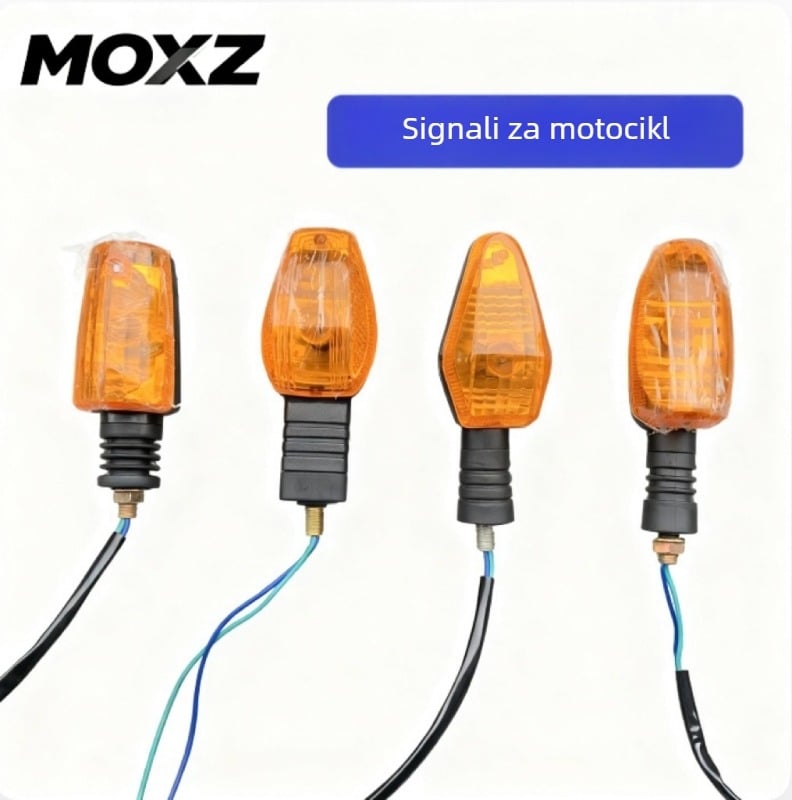 Motociklistički LED pokazivači smjera — model Jh-8787, LED izvor svjetla, 12V, topla boja svjetla, životni vijek 20
