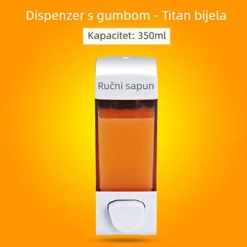 Dvostruki dozator tekućina s ručnim pritiskanjem | ABS materijal, moderni minimalistički dizajn, Brand Yihui