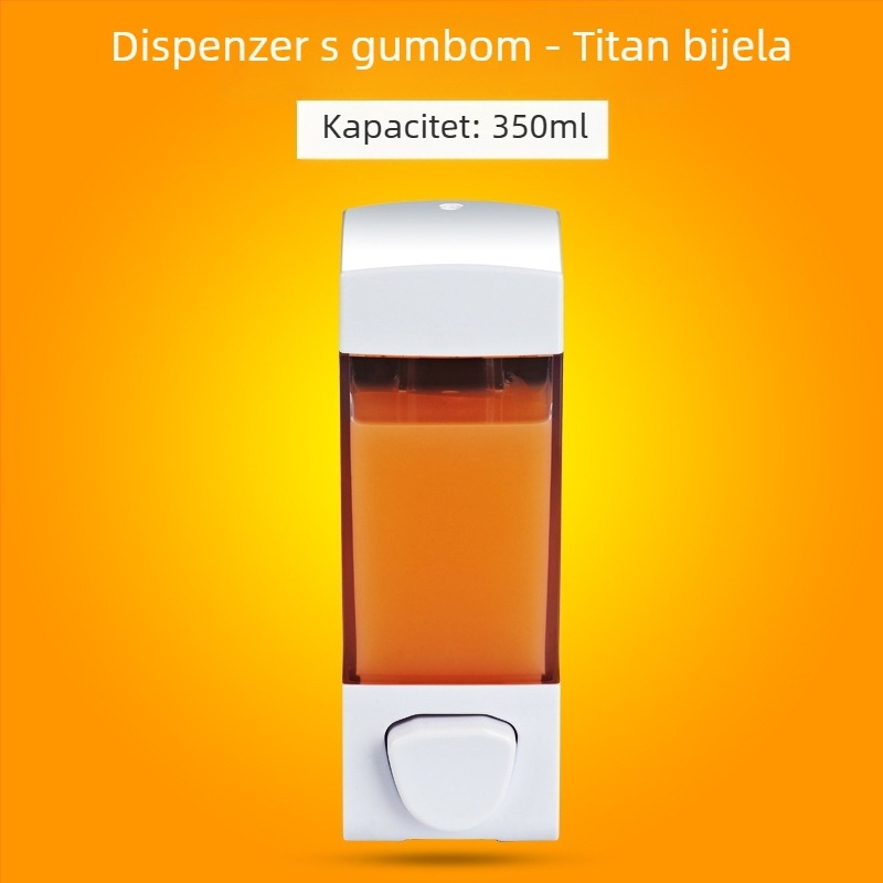 Dvostruki dozator tekućina s ručnim pritiskanjem | ABS materijal, moderni minimalistički dizajn, Brand Yihui